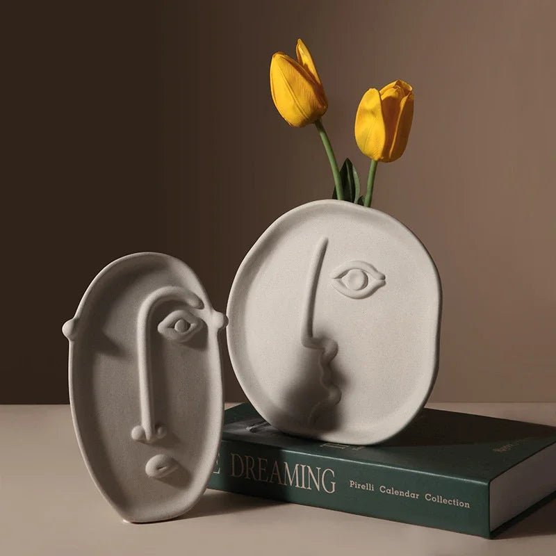 Menschliches Gesicht Vase | I - Vivari Livings